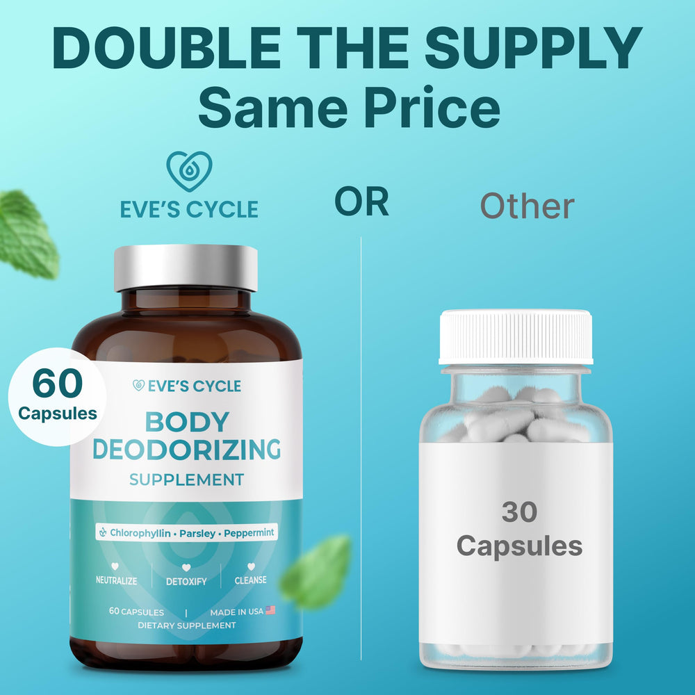 Graphic showing internal odor control benefits