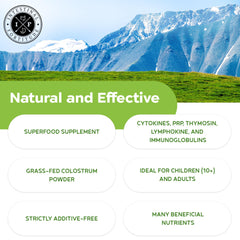 Packaging of Intestinal Fortitude Colostrum Powder 60g