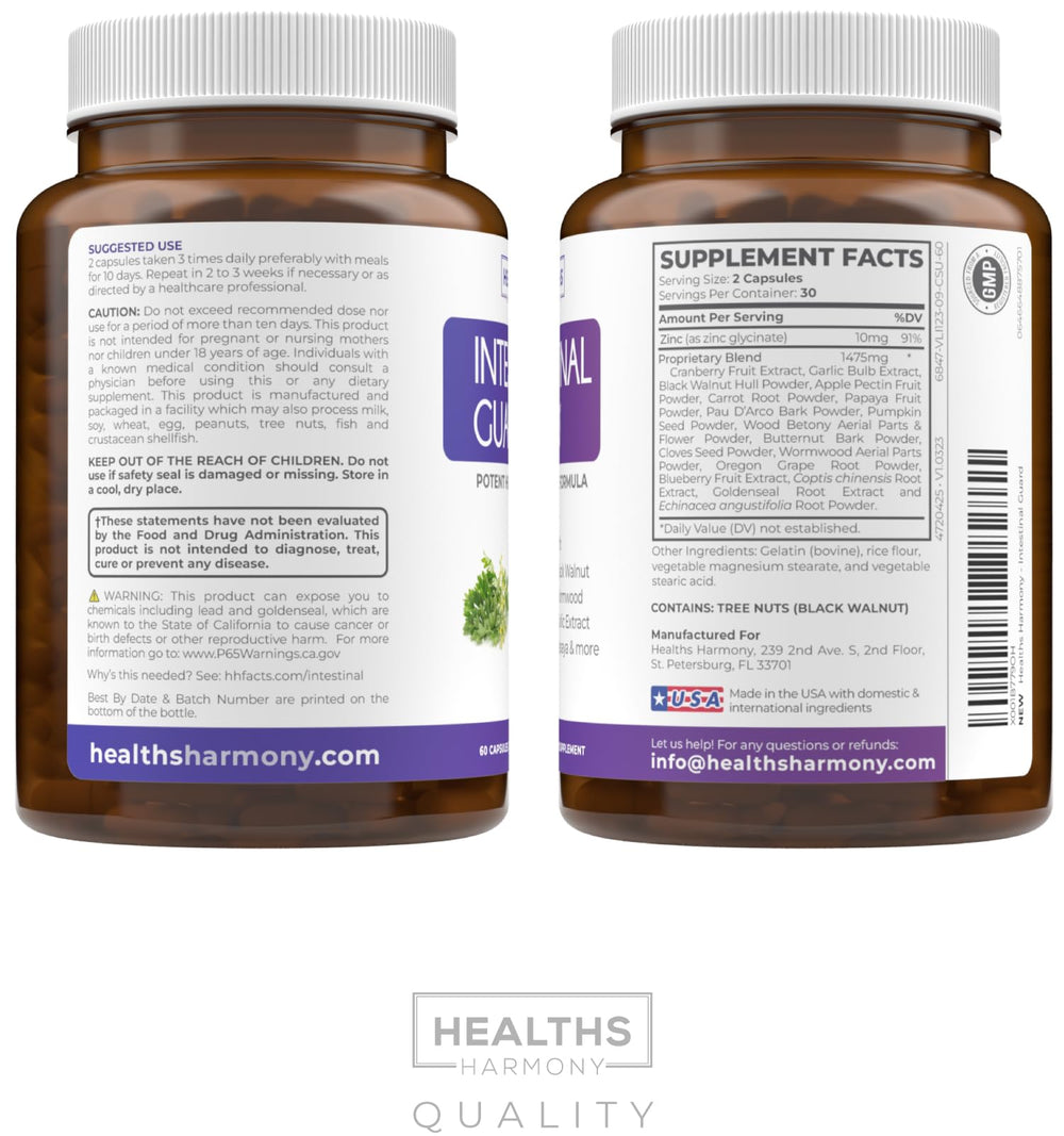 Healthy digestion concept with herbal supplement imagery