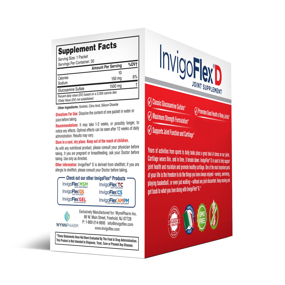 InvigoFlex D powder being mixed in water