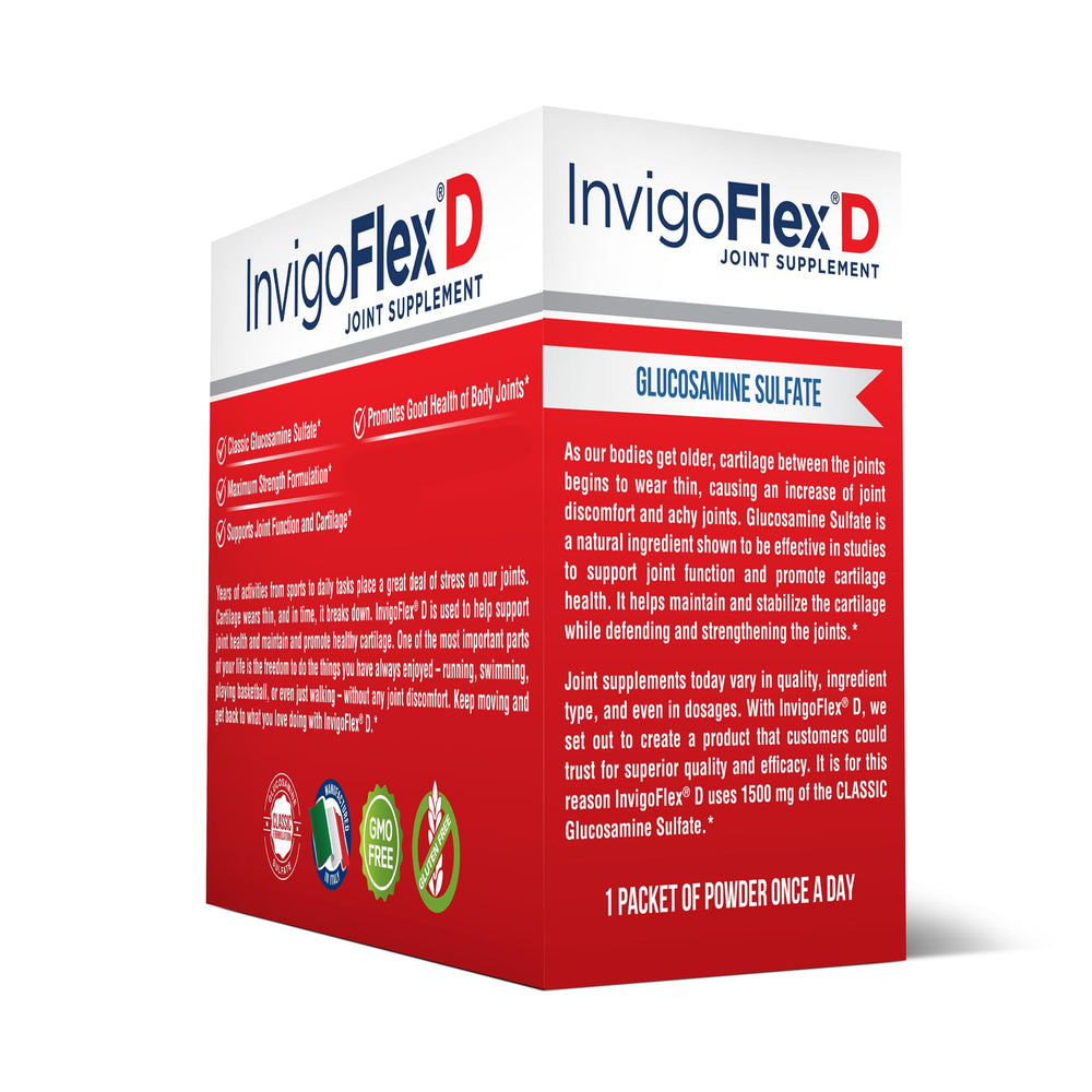 Person using INVIGOFLEX D during an active wellness routine