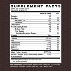 Invigor8 hot protein coffee cup showing warm, steady energy for mornings.