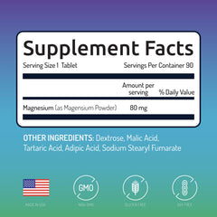 Non-GMO and gluten-free labeling on bottle