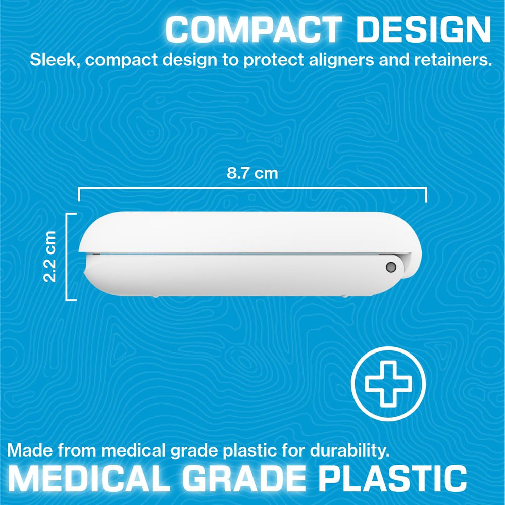 Compact travel-friendly case ready for on-the-go use