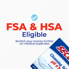 Invisalign aligner being cleaned with cleansing tablets