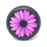 Purple Daisy Invisalign Aligner and Retainer Case - front view