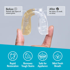 Invisalign cleaner tablets for aligners and retainers