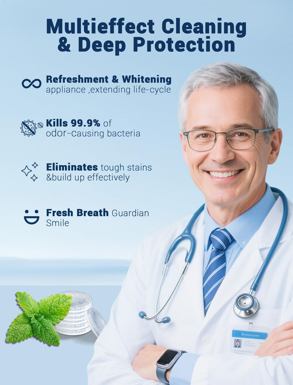 Tablets for Invisalign and denture cleaning