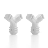 Two blue Invisalign Munchies EPS seating tools (2-pack) on a white background