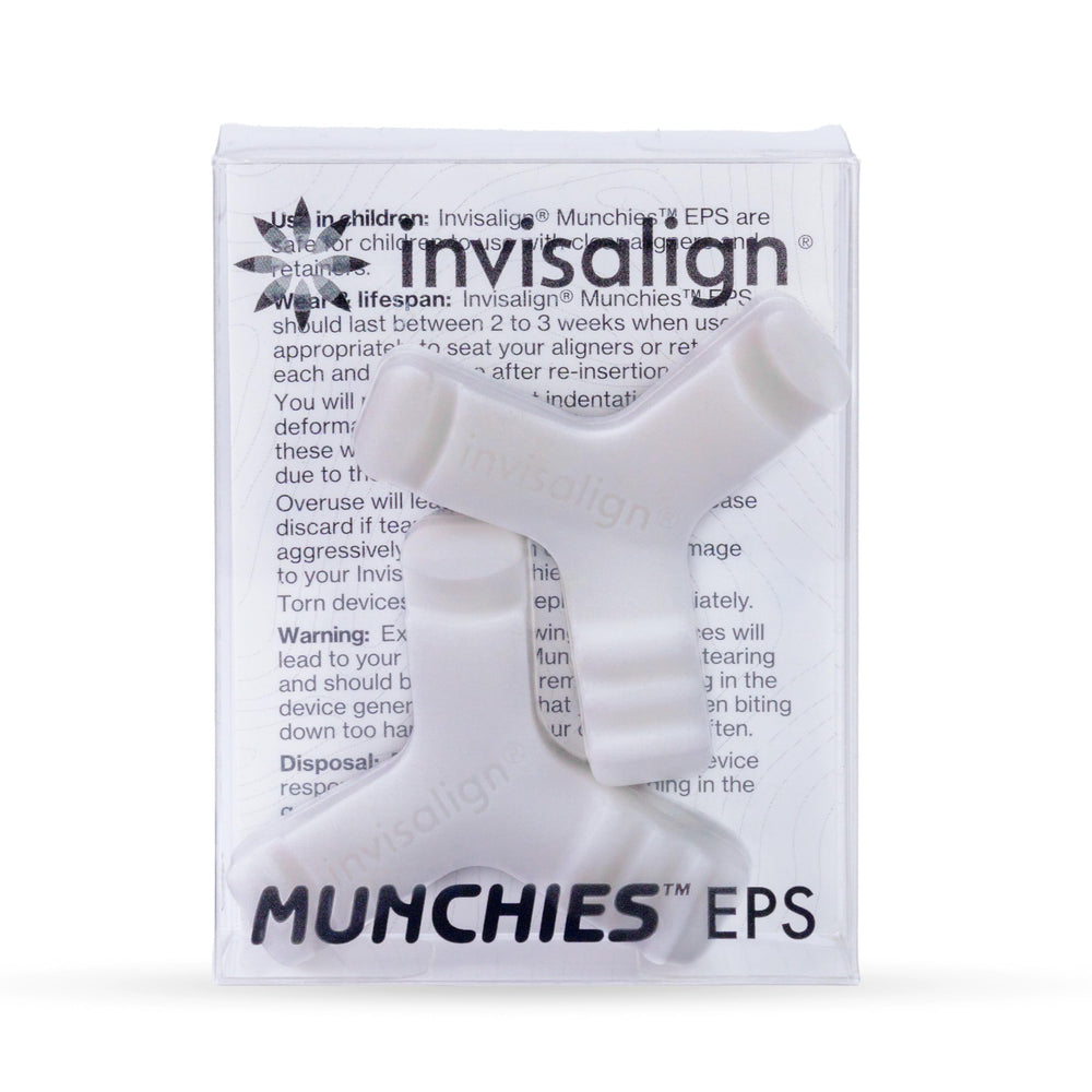 Overview of Invisalign chewies and accessories for aligner seating