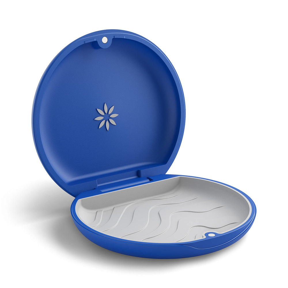 Royal Blue Invisalign case - back view