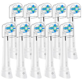 IO 10-piece replacement toothbrush heads compatible with Oral-B iO series (White)
