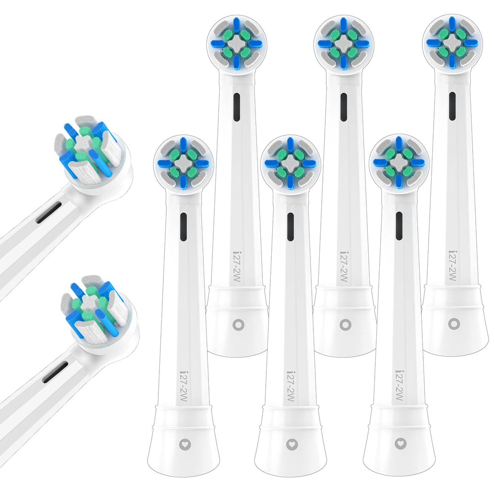 Eight-pack IO replacement heads for Oral-B iO series in white