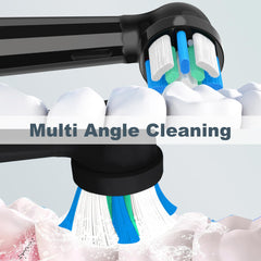 Six-pack IO brush heads in black for Oral-B iO