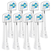 Six IO brush heads for Oral-B iO in white