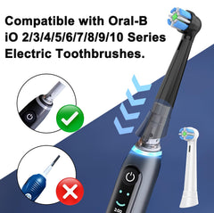 Bristles designed to reach between teeth and gum line