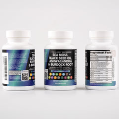 Iodine, chlorophyll, dandelion and yellow dock ingredients