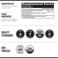 Illustration of iodine minerals and health benefits