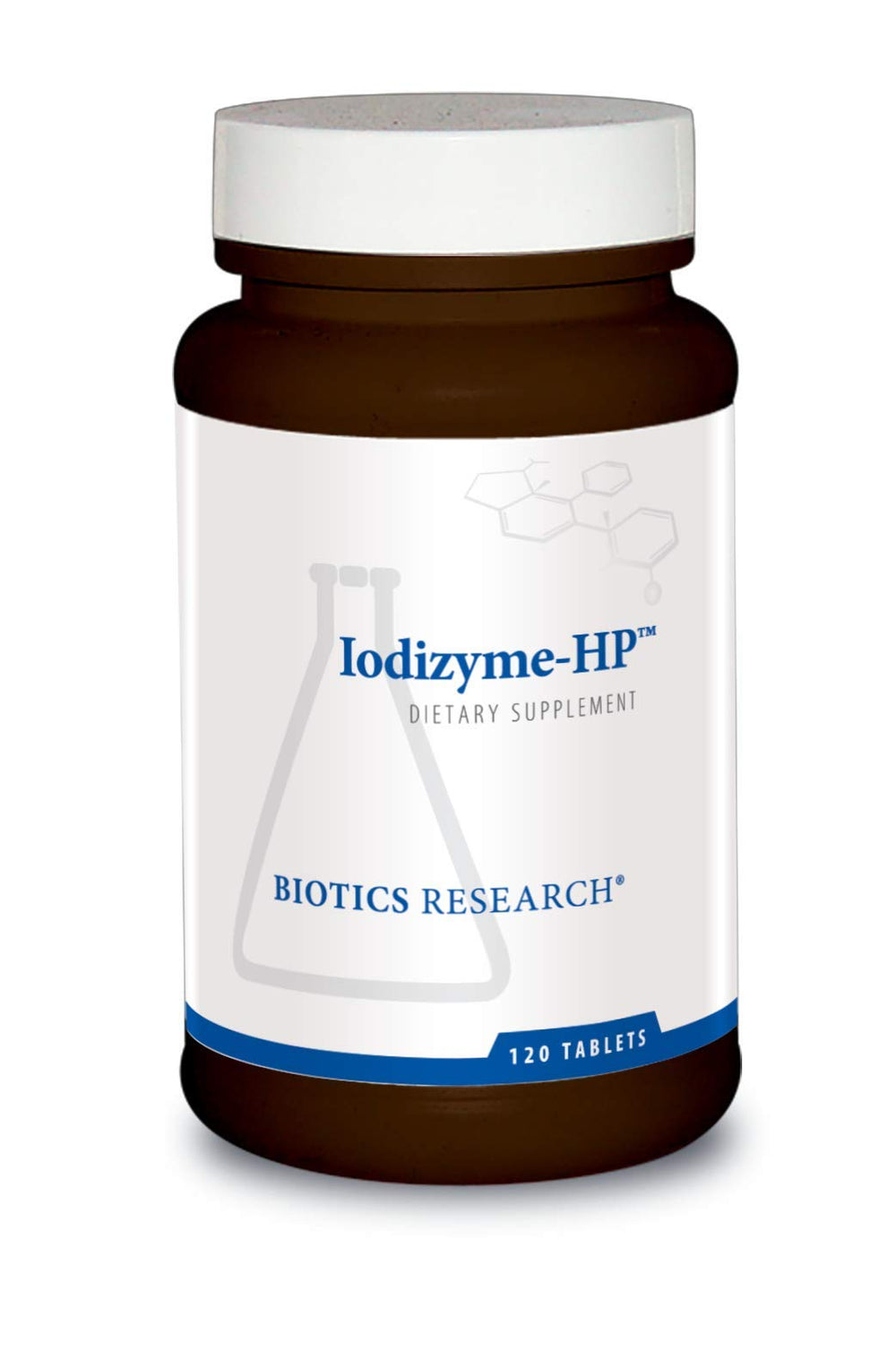 Biotics Research Iodizyme HP bottle label