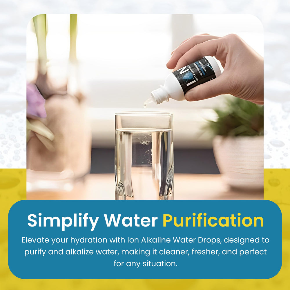 Long term water storage purifier for emergency use