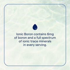 Illustration showing 1.25 mL dosing for ionic boron drops