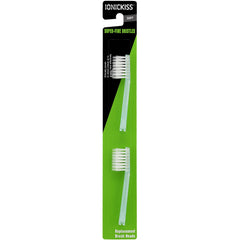 IONIC KISS Regular Clear Blue replacement brush head 2-pack