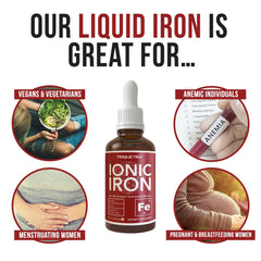 Vegan and earth-sourced minerals concept icon for iron supplement