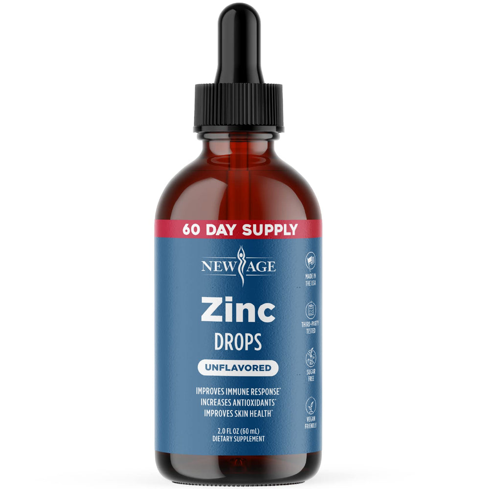 Ionic Zinc Liquid Drops bottle front view