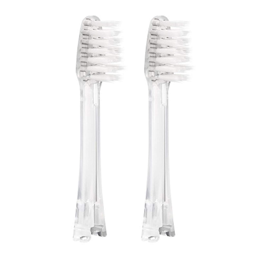 IONPA DM Clear replacement brush head – 2-pack, front view