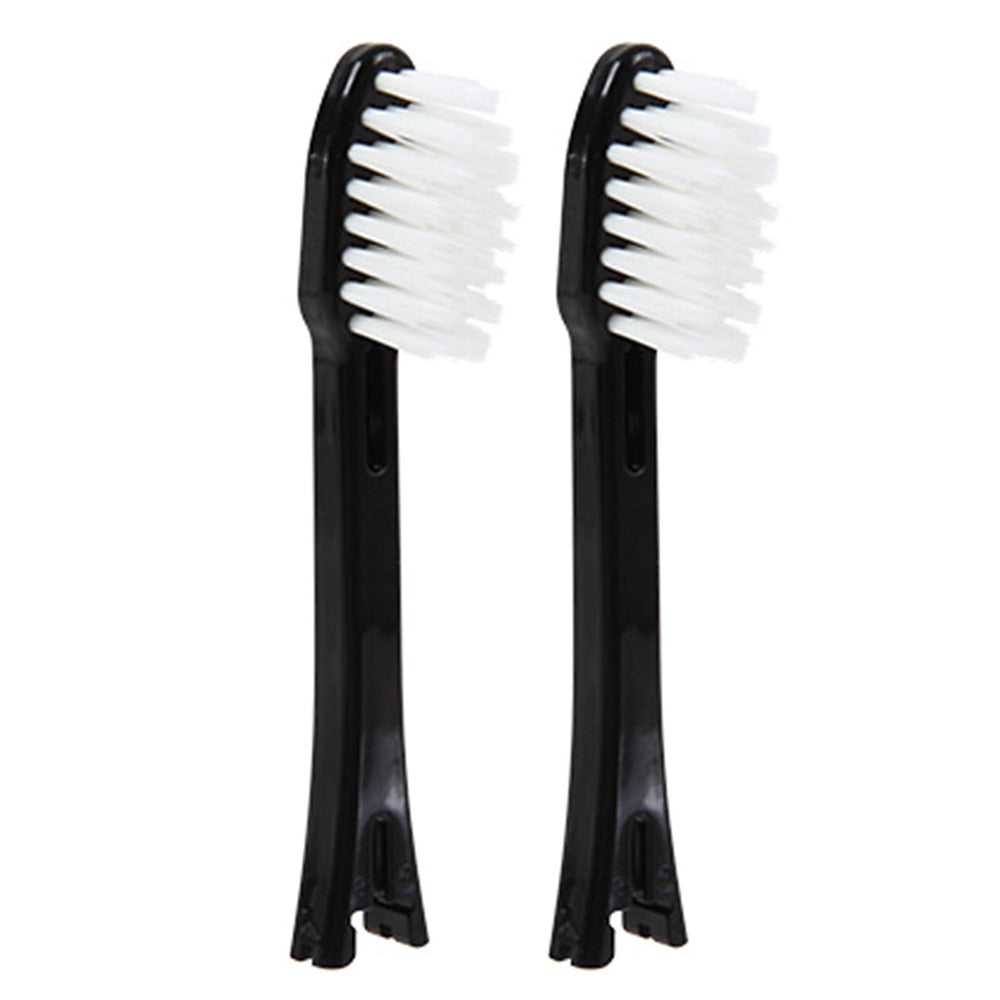 IONPA Regular Black Replacement Brush Head - 2pcs Pack, Made in Japan