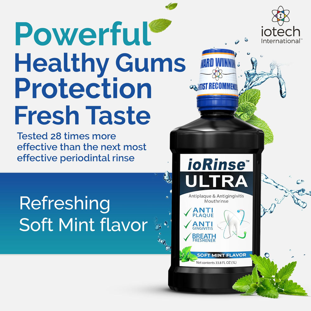 ioRinse Ultra 1L bottle on surface