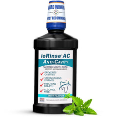 ioRinse AC bottle with Safe Mint flavor, 16 oz