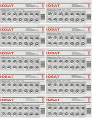 Box of iOSAT Potassium Iodide tablets 130 mg, 14 tablets per pack, 10 packs