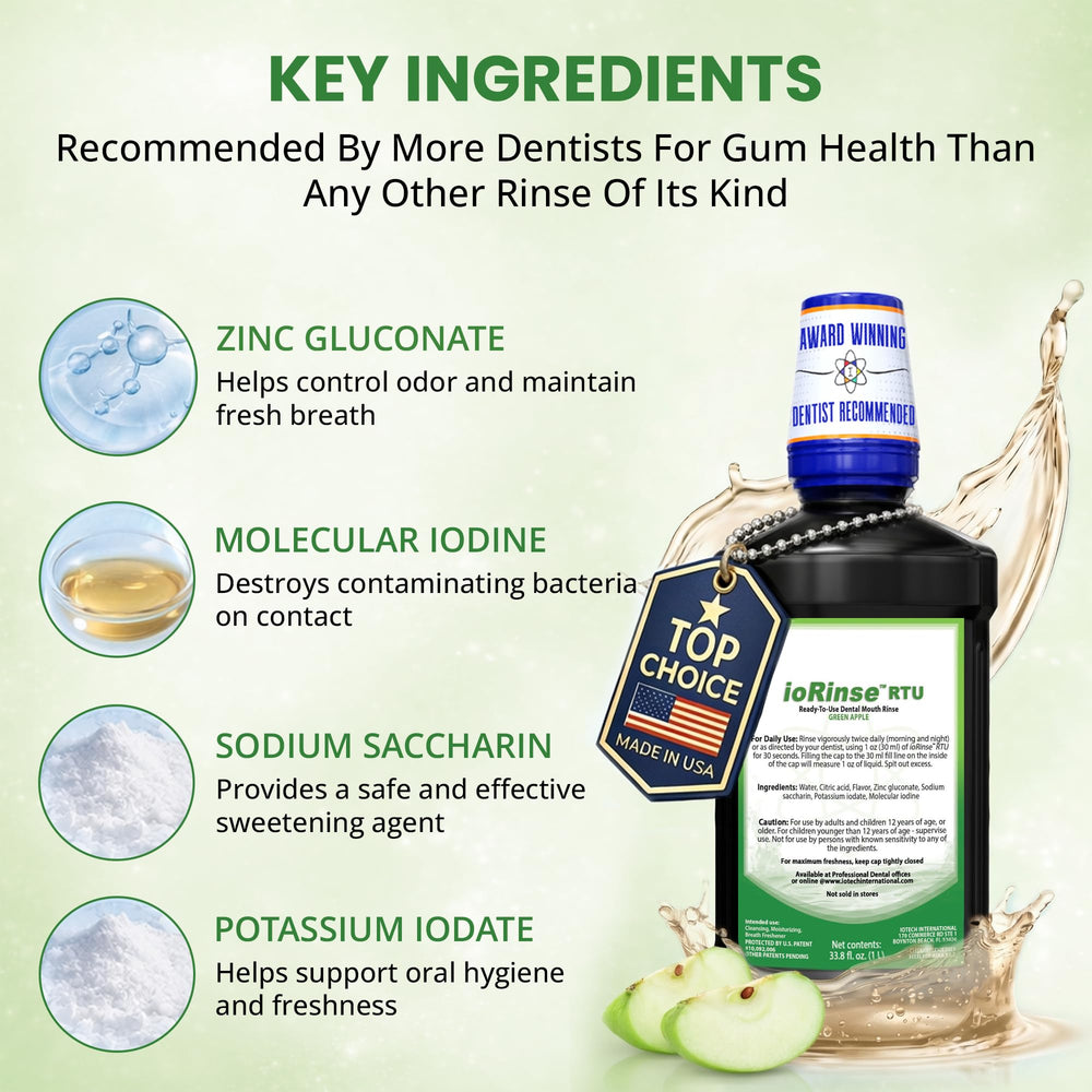 Iotech ioRinse RTU liquid pouring to show smooth, alcohol-free texture