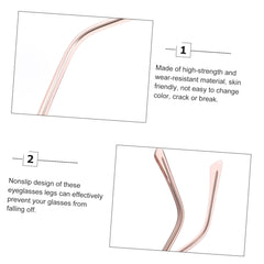Glasses arm assembly and fit demonstration