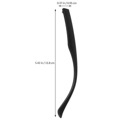 Temple arm with screws and washers arranged for installation