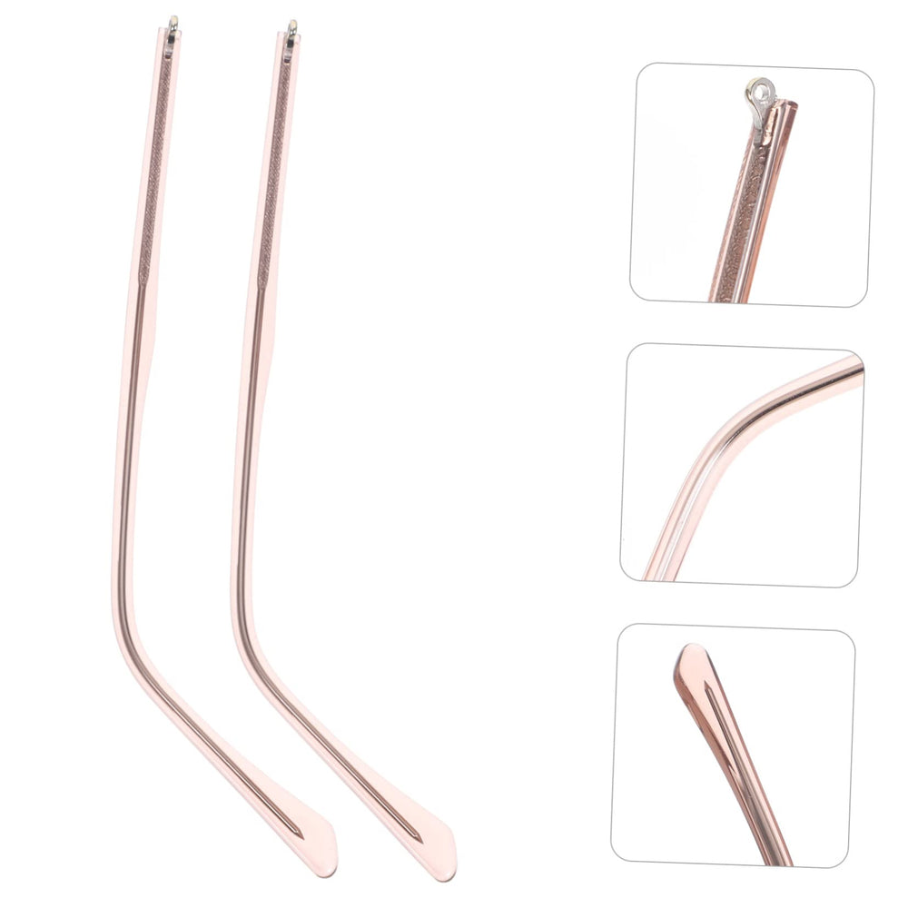 Lightweight temple design for comfortable wear