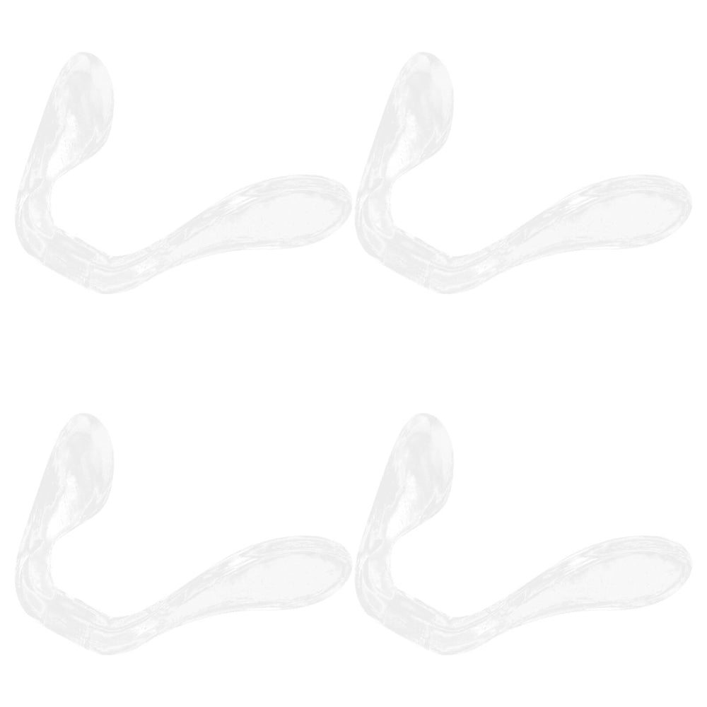 Nose pads close-up showing U-shaped plastic design