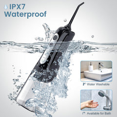 IPX7 waterproof dental irrigator suitable for braces