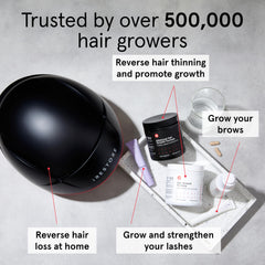 Lifestyle image of a person with healthy hair