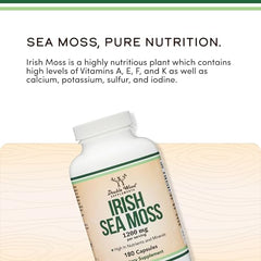 Wildcrafted Chondrus crispus sea moss plant image