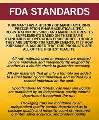 Kirkman Iron 25 mg Bio-Max Series packaging and information