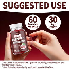 Usage guidance for adults and kids taking Iron Gummies