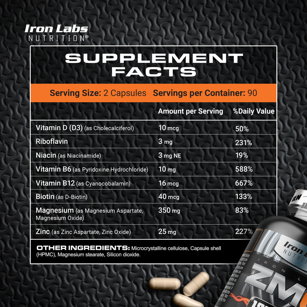 Back view of Iron Labs ZM6 bottle with label