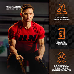 Supplement facts and serving size for Iron Labs ZM6