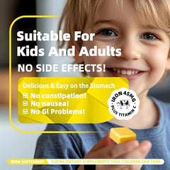 60-count bottle of Iron Soft Chews