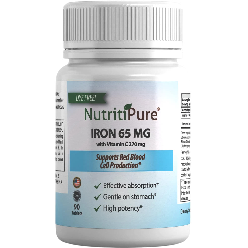 Iron supplement suitable for weight loss surgery patients including gastric bypass