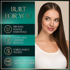 60-tablet bottle of iron supplement for women