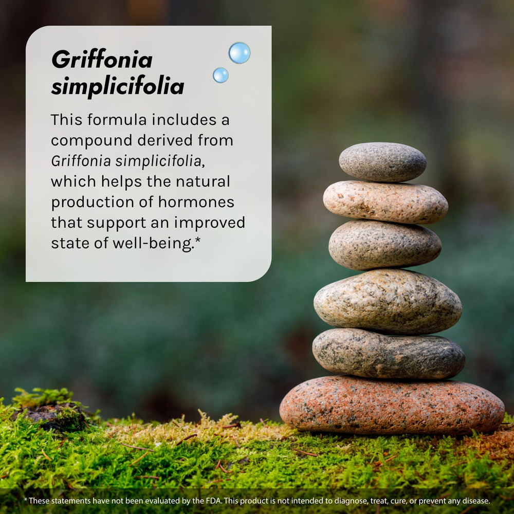 Label highlighting Bioperine Complex and serotonin support