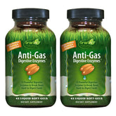 Front view of Irwin Naturals Anti-Gas Digestive Enzymes bottle